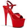 Pleaser - ADORE709 KnöchelriemenSandale, Poledance Schuhe - Pole dance schuhe - Rot Product image